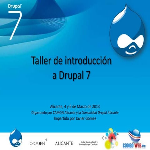 Taller de introducción a drupal 7 1ª parte