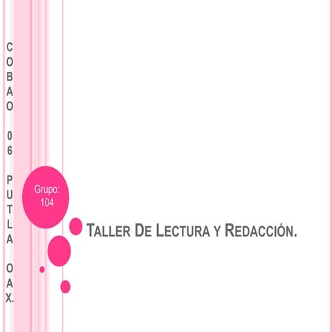 Taller de lectura y redacción