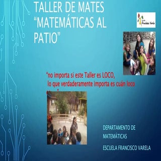 Taller de mates las mates al patio efv