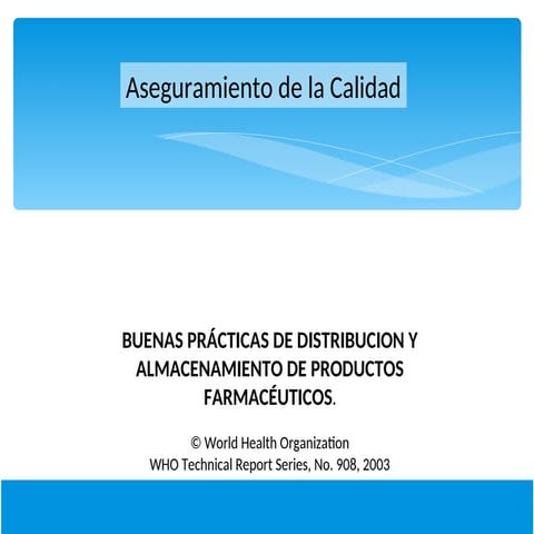 Taller de NBPD Buenas Practicas de Distribucion | PPT
