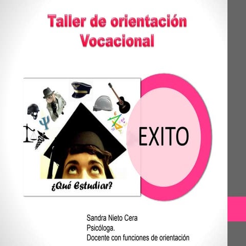 Taller de orientacion vocacional | PPTX