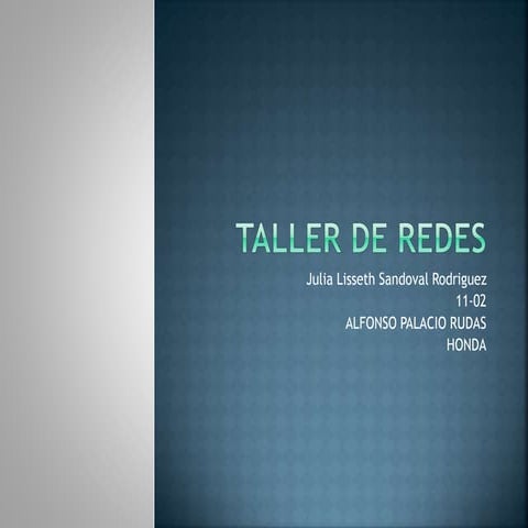 Taller de redes de julia sandoval 