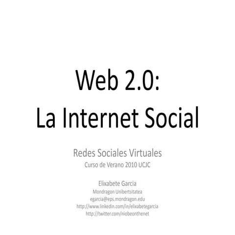 Taller de redes sociales ucjc