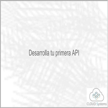 Taller desarrollo de apis