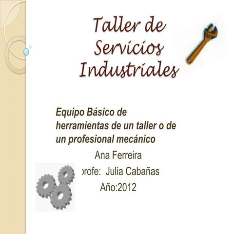 Taller de servicios industriales