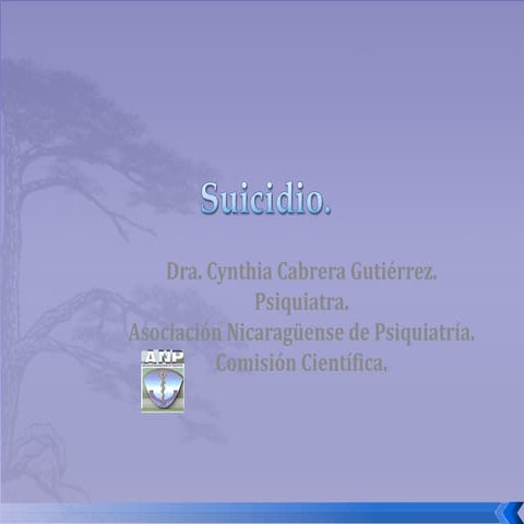 Conceptos Generales de suicidio