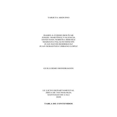 Taller de tarjeta arduino