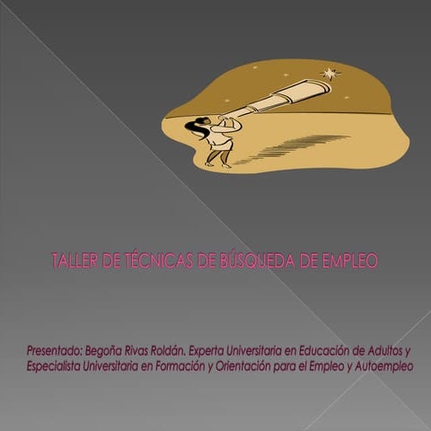 Taller de técnicas de búsqueda de empleo