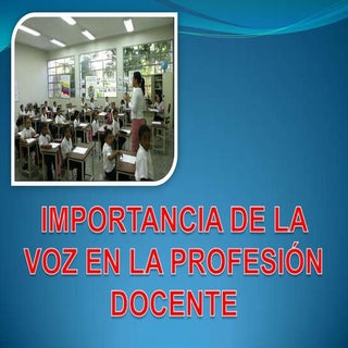 Taller de uso y cuidado de la voz e...