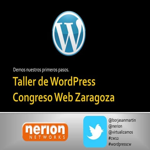 Taller de WordPress - Iniciación