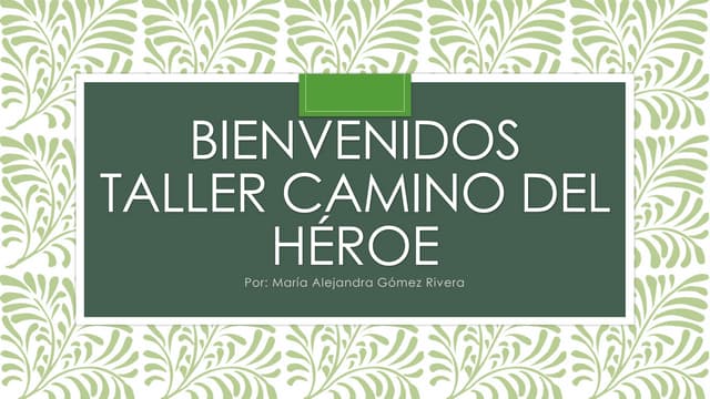 Taller el camino del heroe