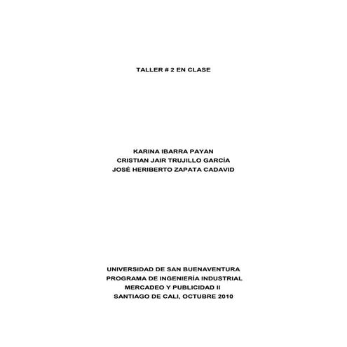 Taller en clase 02