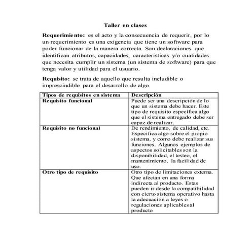 Taller en clases adolfo y dionisio adsi