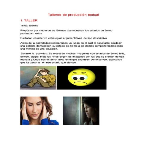 Talleres de producción textual