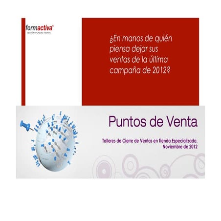 Talleres de venta en tienda 2012