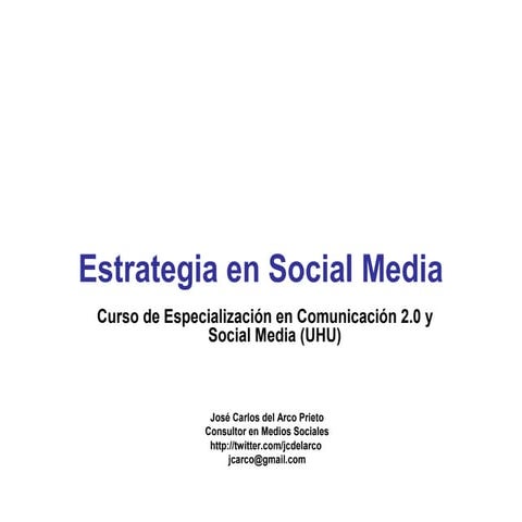 Taller sobre Estrategias de Social Media