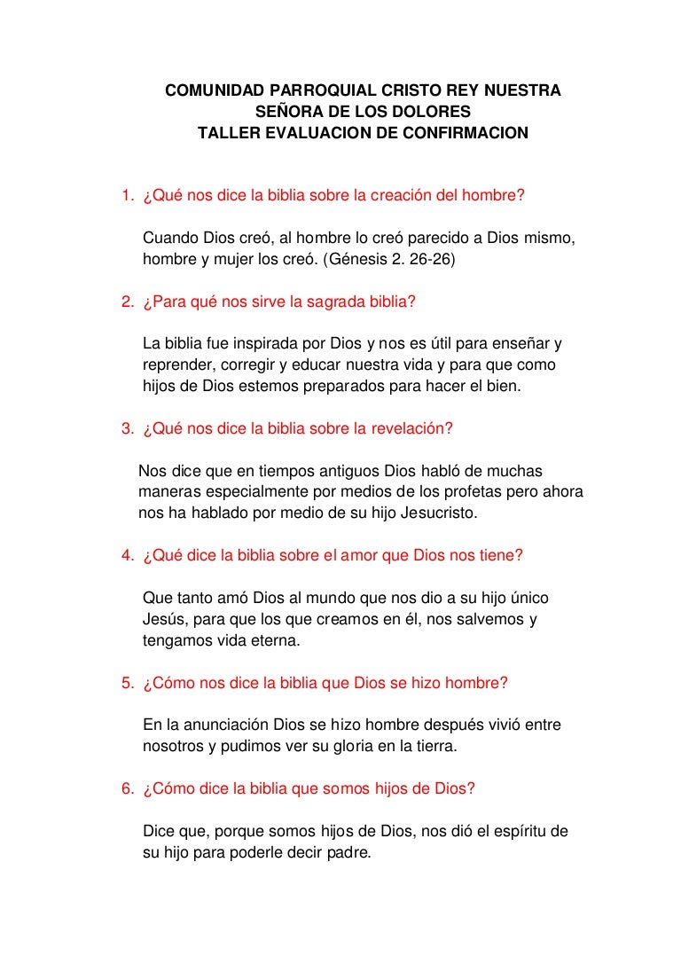 preguntas generales de la biblia para jovenes pdf taller evaluaci 243 n de confirmaci 243 n preguntas generales de la biblia para jovenes pdf taller evaluaci 243 n de confirmaci 243 n