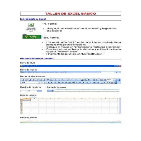 Taller excel