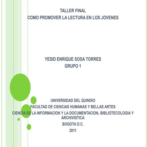 Como Promover la Lectura en los Jovenes