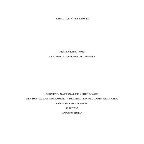 Taller funciones excel
