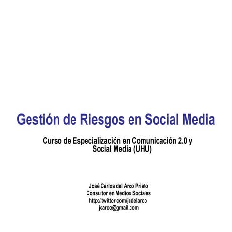 Taller gestion riesgos smuhu