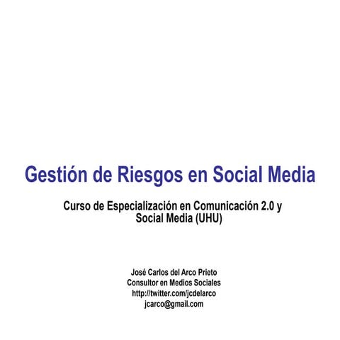 Taller gestion riesgos smuhu