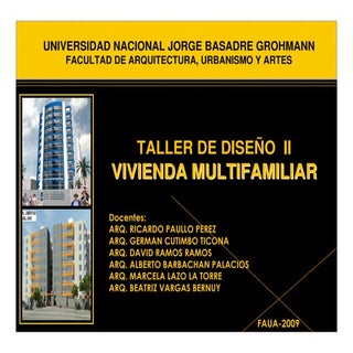 Taller 2 Vivienda Multifamiliar