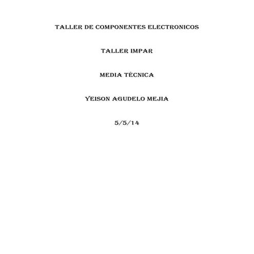 componentes electronicos