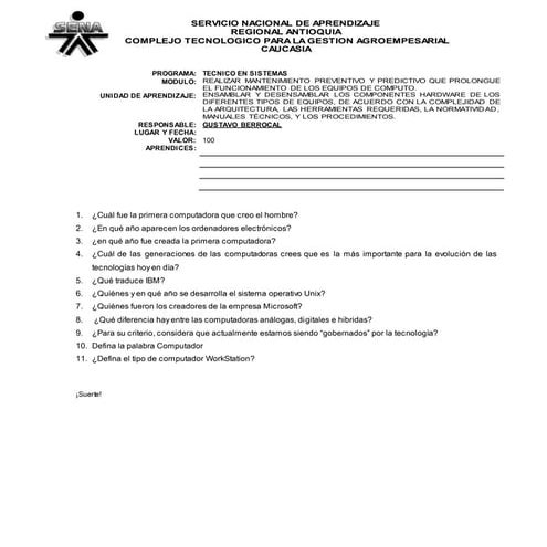 Taller informatica basica