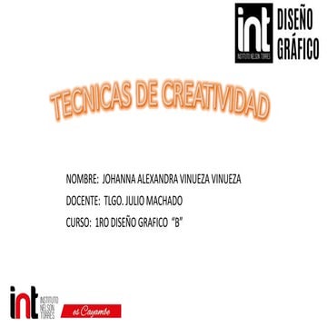 Taller de Innovación y Creatividad 