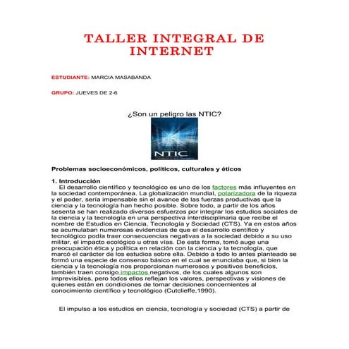 Taller Integral De Internet