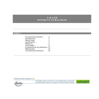 Taller interculturalidad