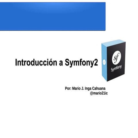 Taller introduccion symfony2