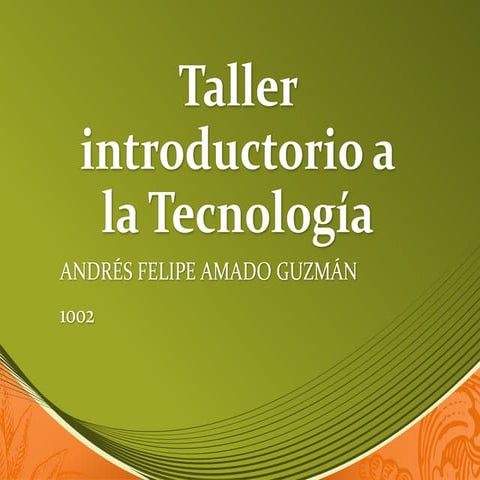 Taller introductorio a la tecnología