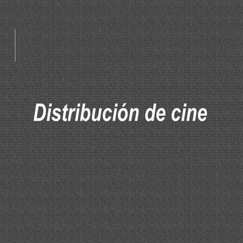 Distribución y Comercialización en el Mercado Audiovisual