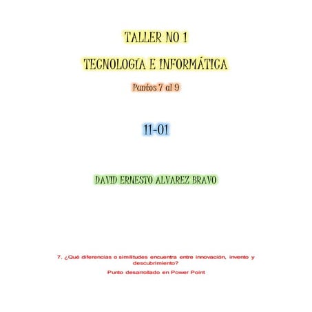 Taller no 1 puntos 7 9 