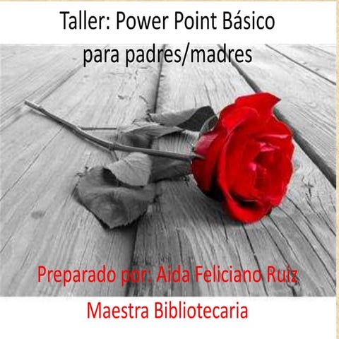 Taller Power Point Básico