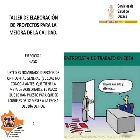 Taller para la elaboración de proyectos de mejora | PDF