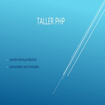Taller php
