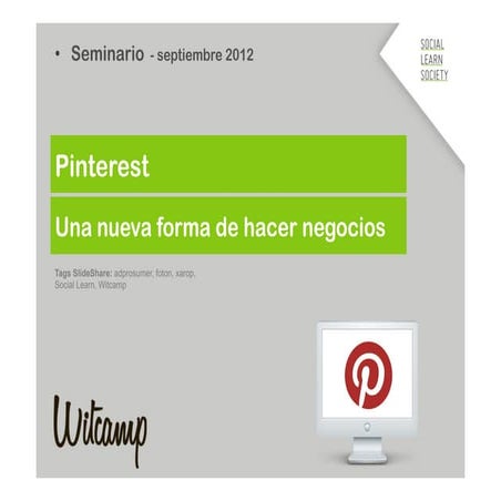 Taller pinterest para los negocios