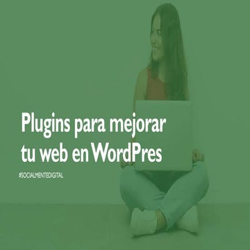 Taller plugins para mejorar tu web en WordPress
