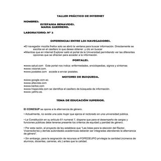 Taller Practico De Internet