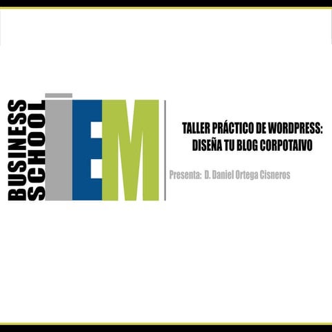 Taller práctico Wordpres en IEMBS