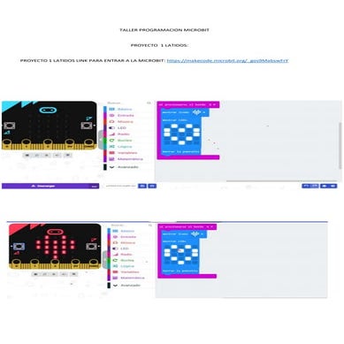 Taller programacion microbit | PDF