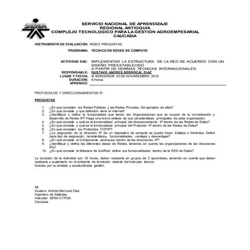 Taller protocolos ip