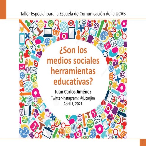 Taller sobre redes sociales para profesores universitarios