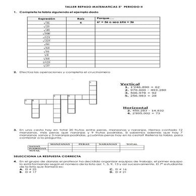 Taller repaso (ev. intermedia 2 p)