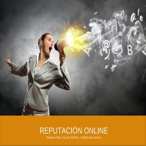 Taller reputación Online Ciespal/Coberturadigital
