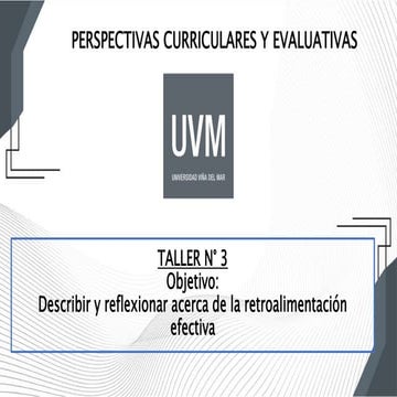 TALLER RETROALIMENTACION  PERSPECTIVAS CURRICULARES.pptx