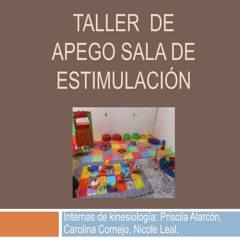 Taller sala de estimulación kinesiología